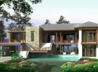 Design Homeplan : Tropical Modern 401